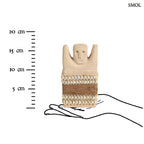 Kézzel faragott Sumba kőszobor, természetes homokkő védelmező dekoráció kagyló díszítéssel, méretarányosan