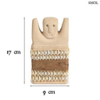 Kézzel faragott Sumba kőszobor, természetes homokkő védelmező dekoráció kagyló díszítéssel, méretekkel