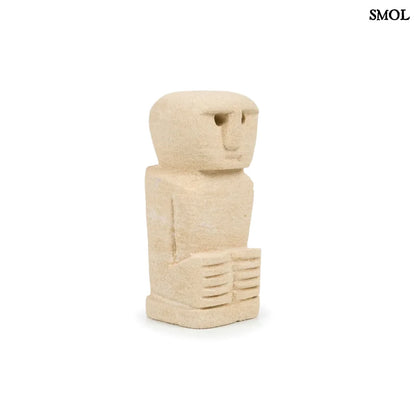 Kőszobor - natúr, 12 cm | SUMBA24 - smol.hu - ferdén