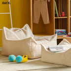 CREAM WHITE, gyerek, babzsákfotel, 80x70x50 - smol.hu