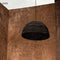 Lámpaernyő – fa gyöngy kupola, fekete | WOODEN BEAD DOME