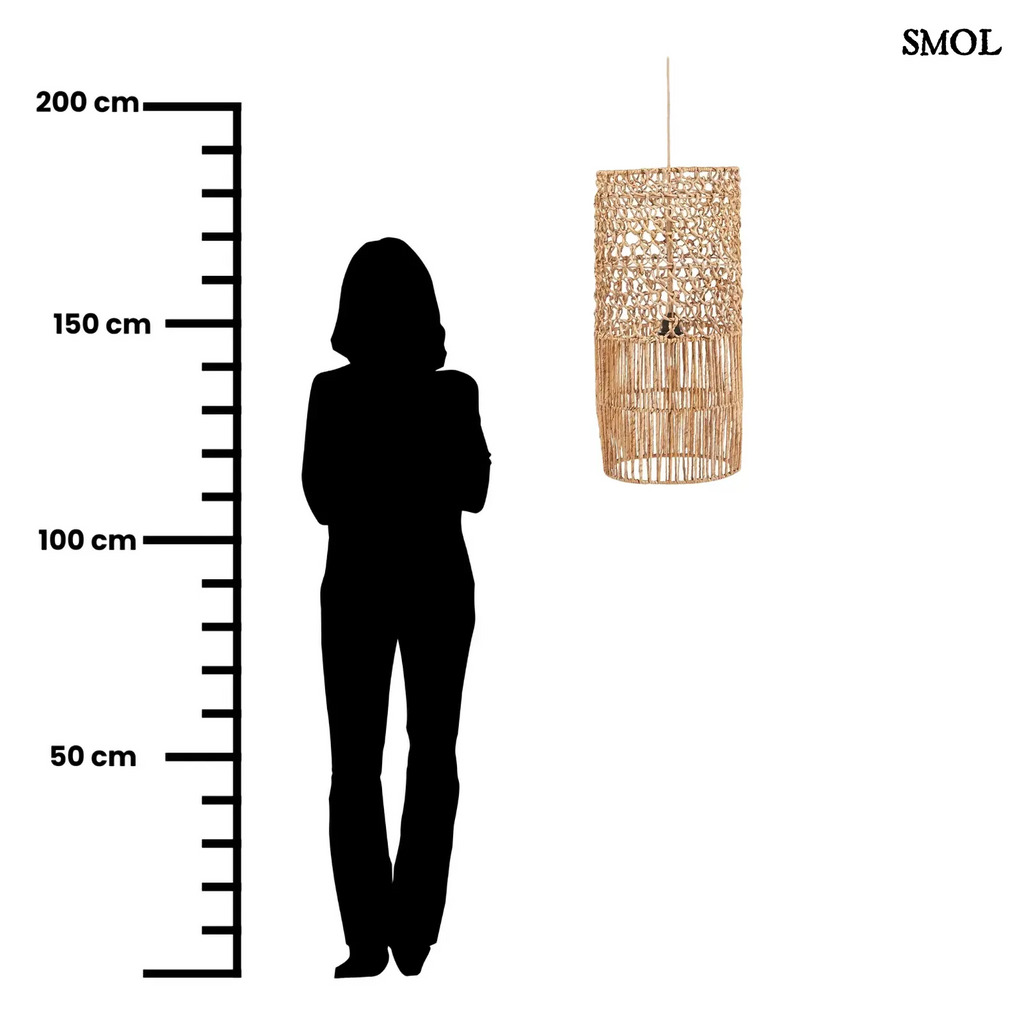 Lámpaernyő - rattan, L | TAKUHANKI | SMOL - méretarányosan