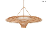 Hängeleuchtenschirm aus natürlichem Rattan, L | SKY