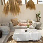 Lenvászon asztalterítő – fehér, 150x200 | LINEN | SMOL -nappaliban