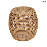 Beistelltisch und Hocker – Tisch aus Bananenblatt, natur | GUSTIH