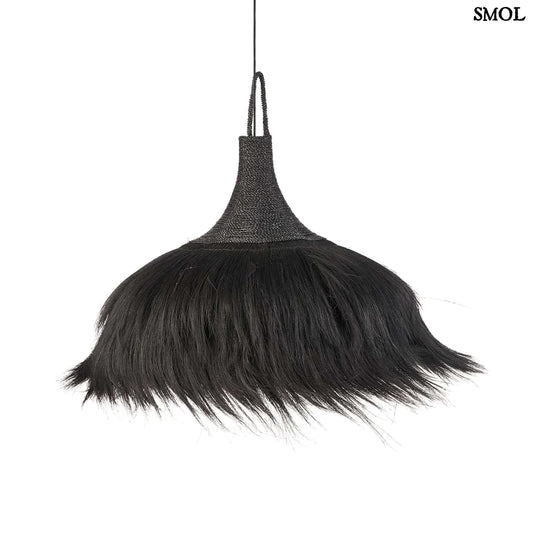 MAKIKI, nagyméretű, fekete függőlámpaernyő, ⌀100 cm - smol.hu -  fehér háttérrel