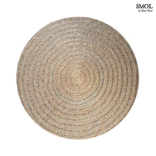 smol.hu -MELATI, kerek, natúr szőnyeg, ⌀ 100 cm termékképe