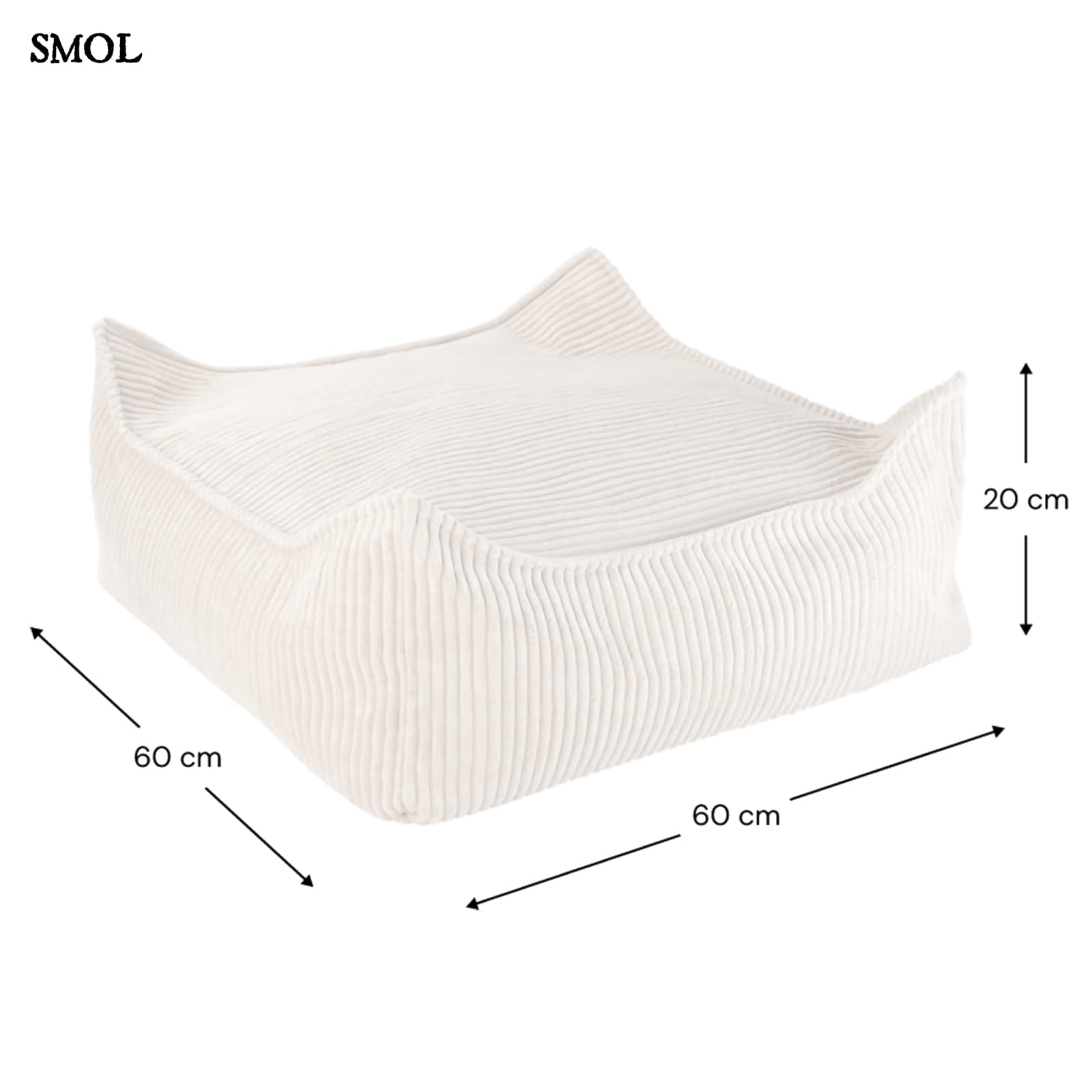 MARSHMALLOW, gyerek puff, 60x60x20 - smol.hu