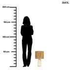 MOLOKAI, asztali lámpa rattannal, 51 cm - smol.hu