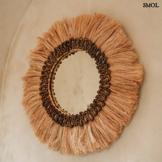 MOWGLI, tükör fű kerettel, ⌀60 cm - smol.hu