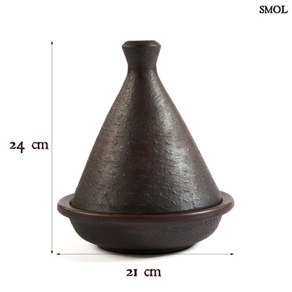 Marokkói Főzőedény | ETHNIC CONE TAJIN | SMOL - méretekkel