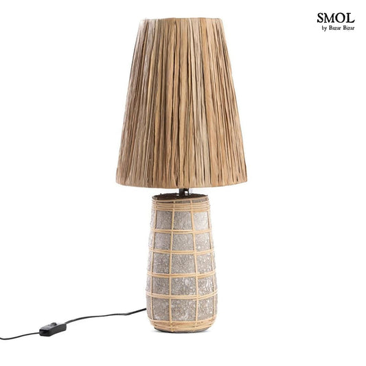 smol.hu- NAXOS, rattan asztali lámpa, 56 cm termékképe