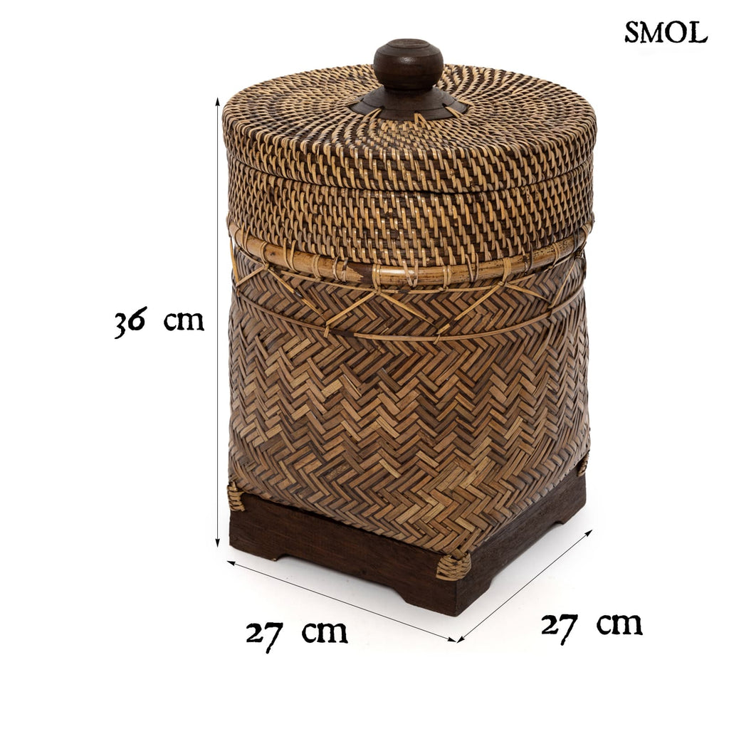 NEKODA, rattan kosár, 36 cm - smol.hu