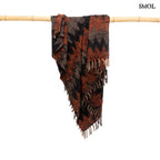 PLAID BLACK ORANGE, pamut pléd, 170x130 - smol.hu