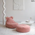GUAVA PINK, kerek gyerek babzsák, ⌀65 cm - smol.hu