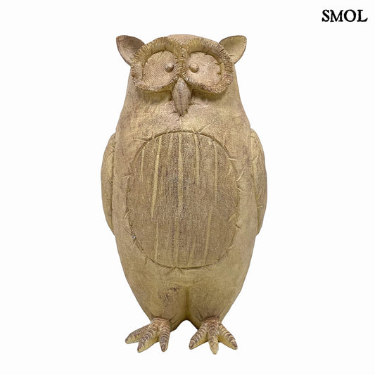 smol.hu- owl bagoly szobor 35 cm 