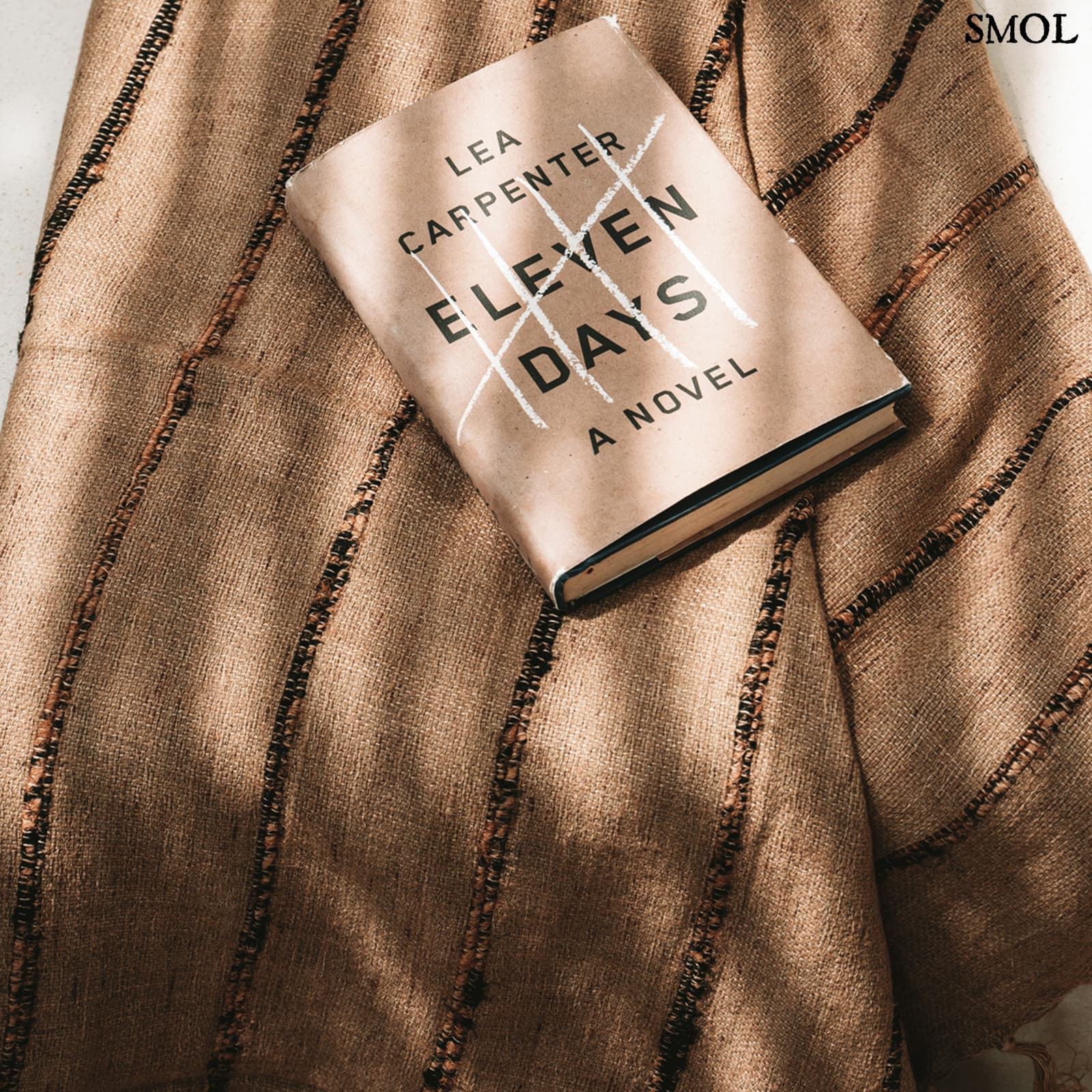 PLAID BEIGE BLACK, pamut pléd , 170x130 - smol.hu