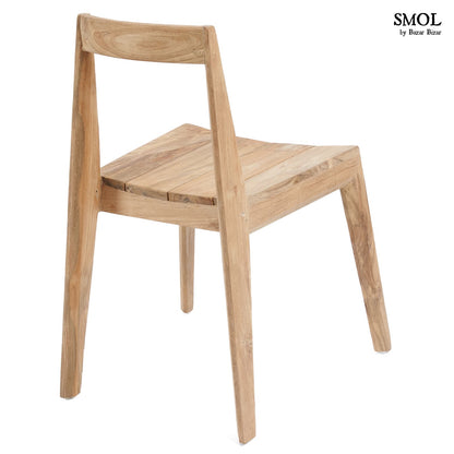 smol.hu- PAXI, natúr, fa szék, 79 cm hátulról