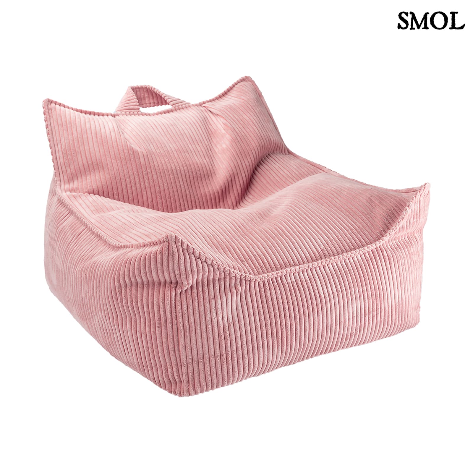 smol.hu -PIPA, rózsaszín, kordbársony babzsákfotel