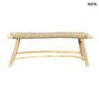 Pad - teakfa és tengerifű, 110 cm | PORTO - smol.hu - szemből