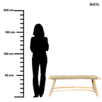 Pad - teakfa és tengerifű, 110 cm | PORTO - smol.hu - méretarányosan