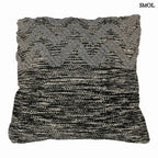 Pamut Díszpárna - fekete-szürke, 45x45 | LUTELU | SMOL - fehér háttérrel