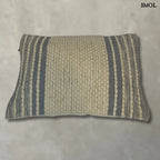 Pamut Díszpárna - szürke-natúr, 35x50 | NAAMA | SMOL - szürke háttér