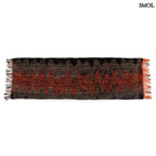 Pamut Díszpárnahuzat, 35x100 | GEE ORANGE BLACK | SMOL - fehér háttérrel