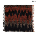 Pamut Díszpárnahuzat, 60x60 | GEE ORANGE BLACK | SMOL - fehér háttérrel