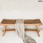 Pamut Pléd – Kézzel szőtt, bézs| PLAID | SMOL - padon