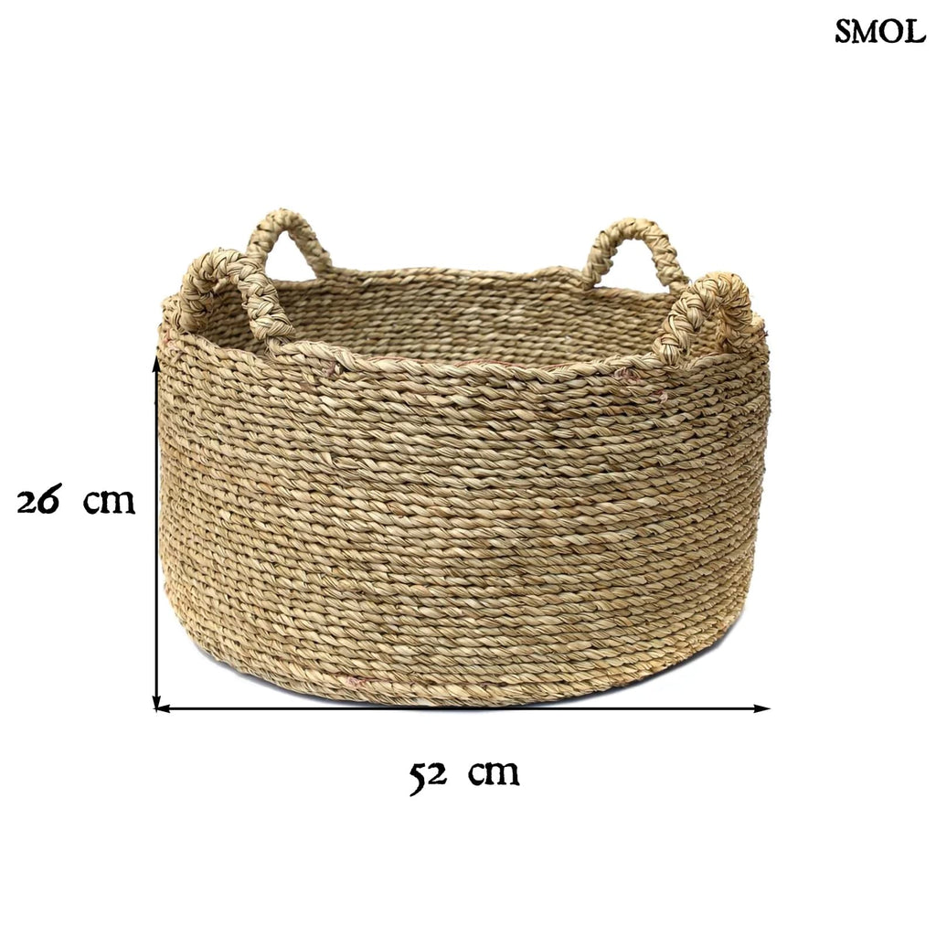 QUATRE MAINSM, tengerifű kosár, 52 cm - smol.hu