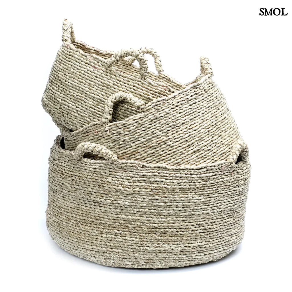 QUATRE MAINSM, tengerifű kosár, 52 cm - smol.hu