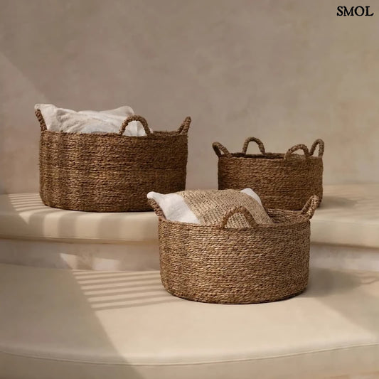 QUATRE MAINSS, tengerifű kosár, 45 cm - smol.hu