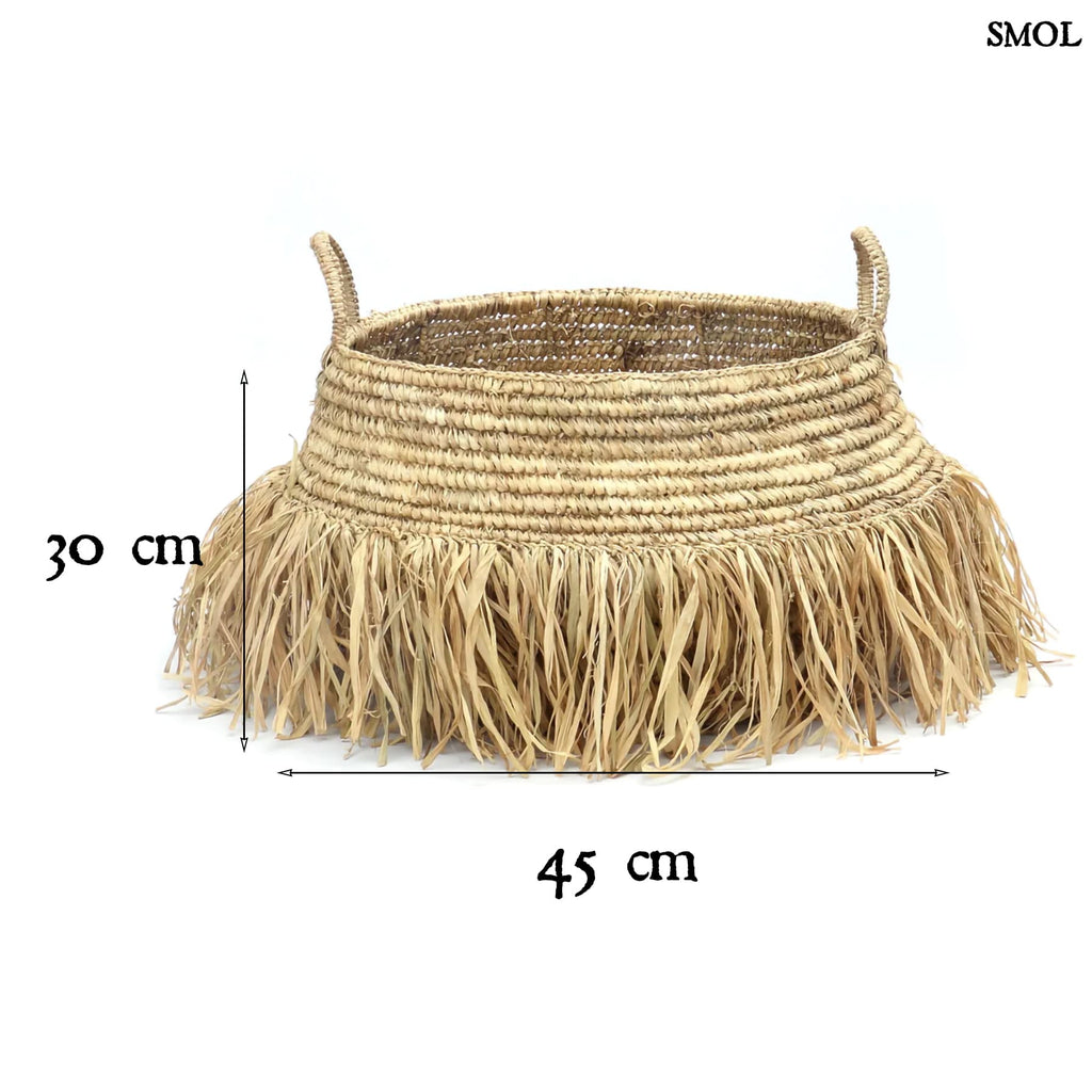 RAFFIAL, raffia kosár, ⌀ 45 cm - smol.hu