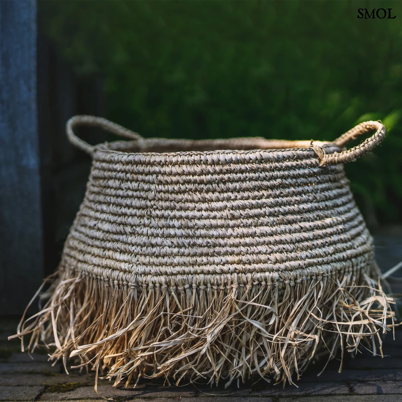 RAFFIAL, raffia kosár, ⌀ 45 cm - smol.hu