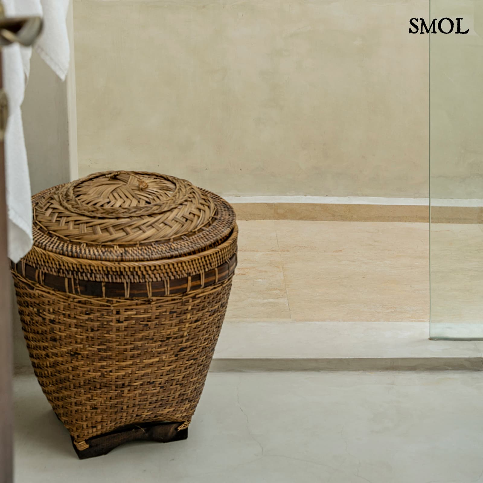 RAMALI, rattan kosár, ⌀35 cm - smol.hu