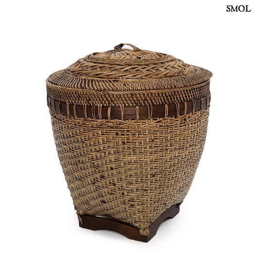 smol.hu -RAMALI, rattan kosár, ⌀35 cm