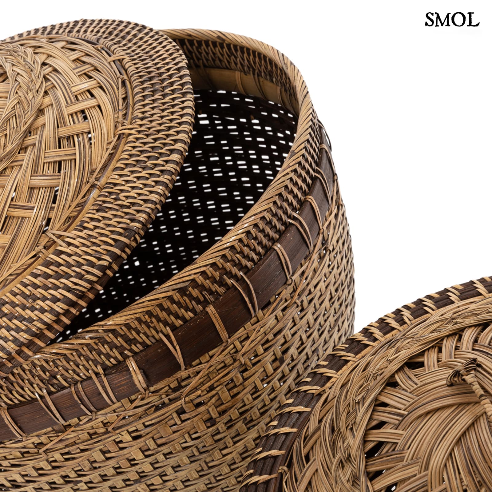 RAMALI, rattan kosár, ⌀35 cm - smol.hu