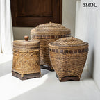 RAMALI, rattan kosár, ⌀35 cm - smol.hu