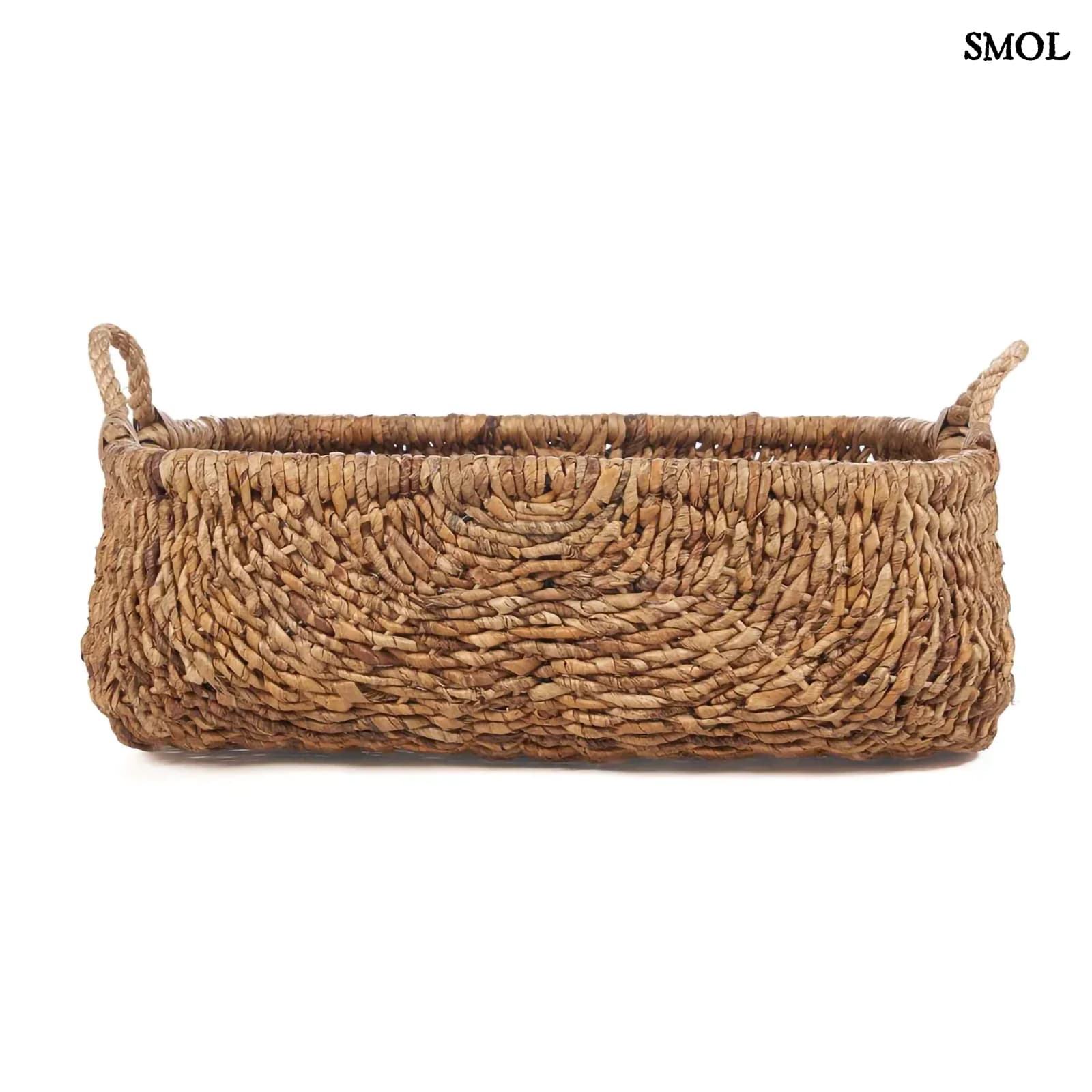 RAYAH, nagyméretű, banánlevél tárolókosár, 68 cm - smol.hu - oldalról