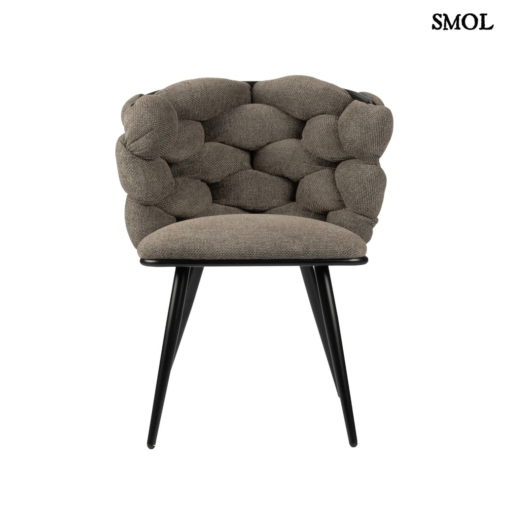 ROCK TAUPE, 2 db kárpitozott étkezőszék - smol.hu - szemből