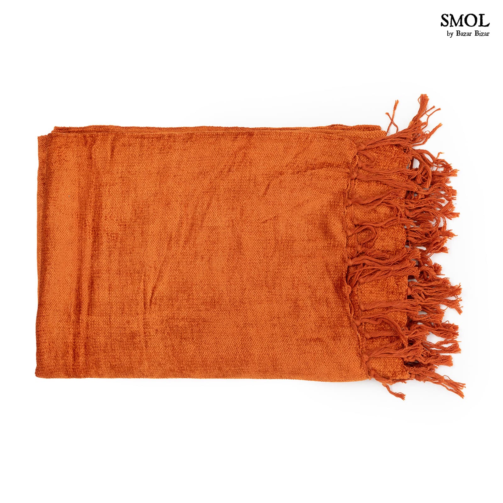smol.hu - ROEST, rozsdaszín bársony takaró, 170x130 cm termékképe