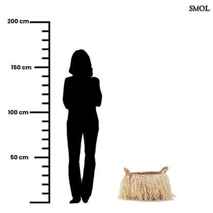 Raffia Tárolókosár, 43 cm | RAFFIA BASKET - smol.hu - méretarányosan