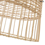 Rattan Függőlámpa – Natúr, L | ELBA