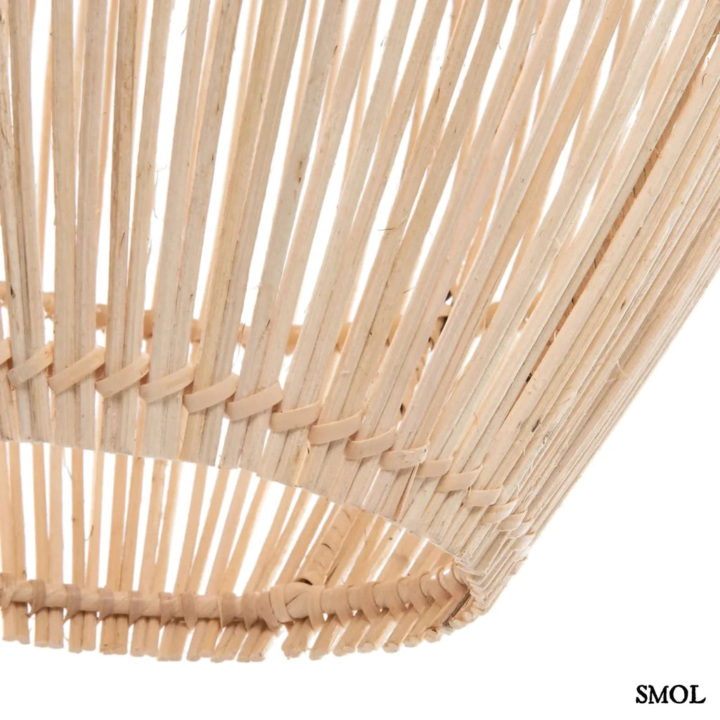 Rattan Függőlámpa, Ovális Formájú, 59 cm | ZURI | SMOL - alulról