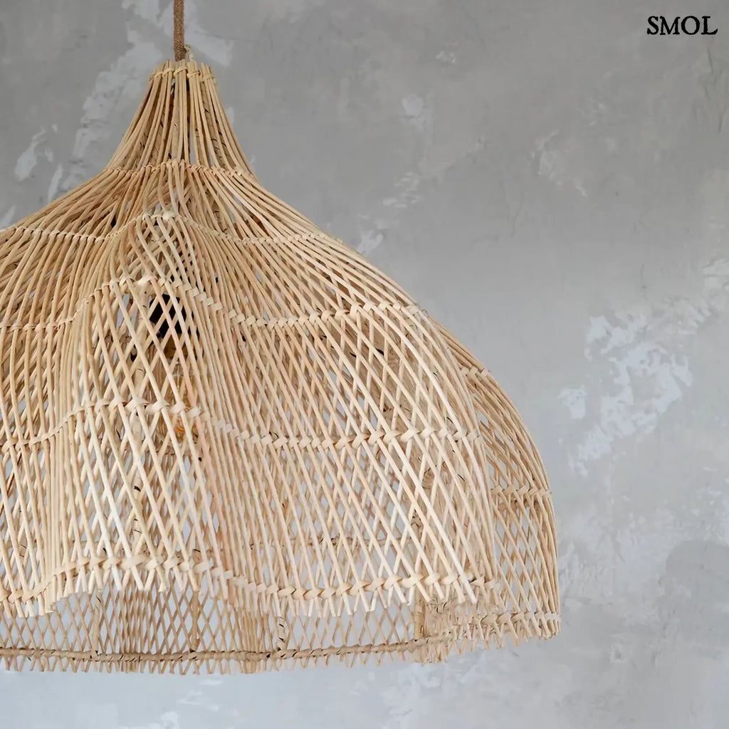Rattan Függőlámpa -natúr, M | WHIPPED | SMOL - nagyítva
