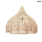 Rattan Függőlámpa -natúr, M | WHIPPED | SMOL - fehér háttérrel