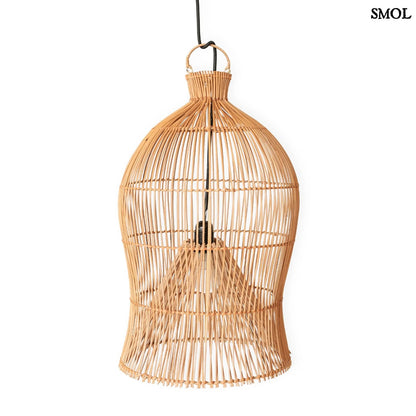 Rattan Függőlámpaernyő, 57 cm | MAHARA - smol.hu -  fehér háttérrel