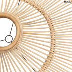 Rattan függőlámpa – Natúr XXL | SKY | SMOL - alulról, nagyítva