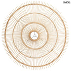 Rattan függőlámpa – Natúr XXL | SKY | SMOL - alulról
